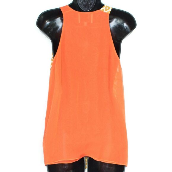 3.1 Phillip Lim Tank Top Silk Leopard Boho Beach Girly Glam Wild Tropical Chic 2 - Picture 2 of 2